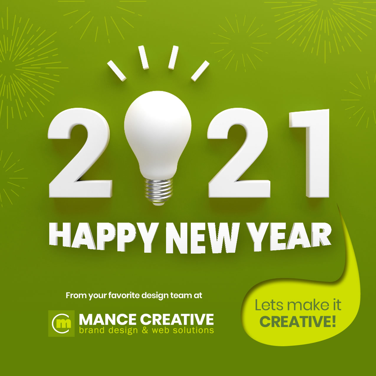 Happy New Year From Mance Creative - Mance Creative | Graphic ...