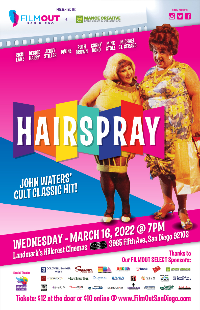Hairspray screening poster