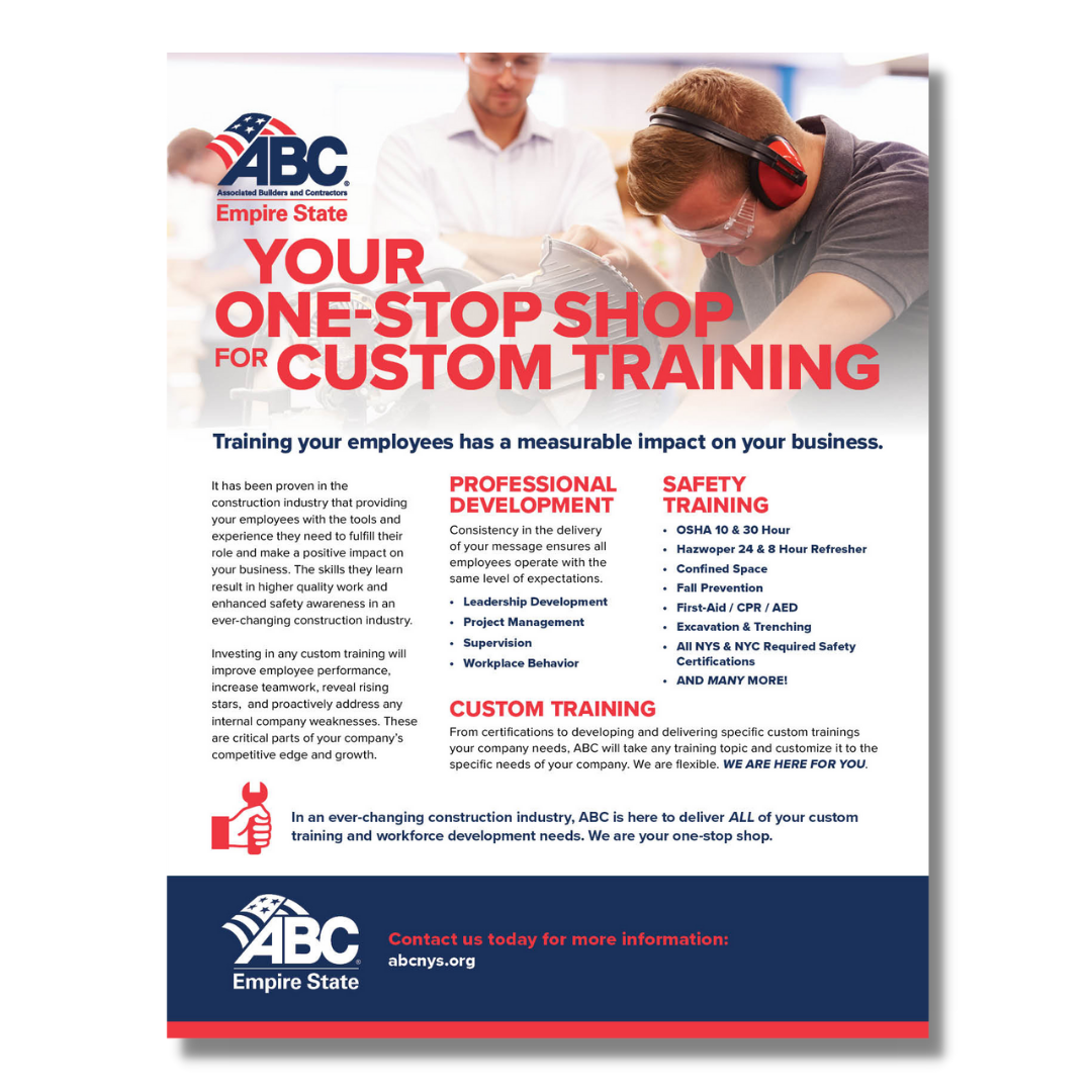 Custom Training Flyer