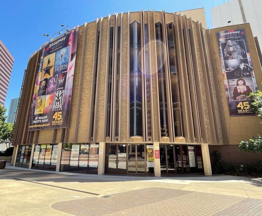 Exterior of Civic Theatre with Banners